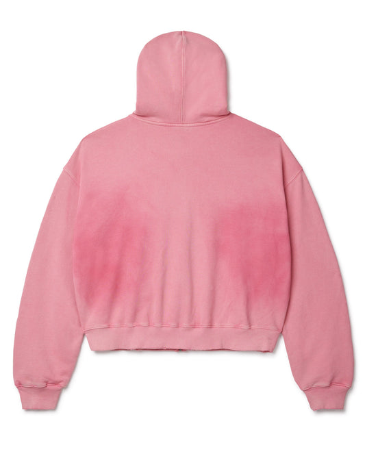 PINK BLANK ZIP UP HOODIE
